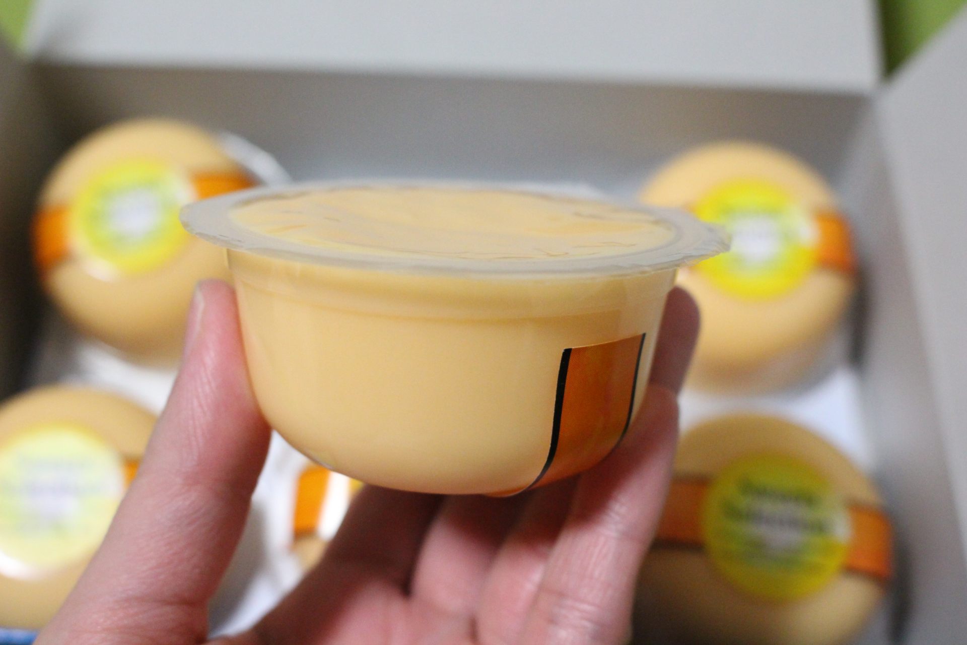 Typical Okinawa Souvenirs: Minami-no-Shima Mango Pudding & Yuki-Shio
