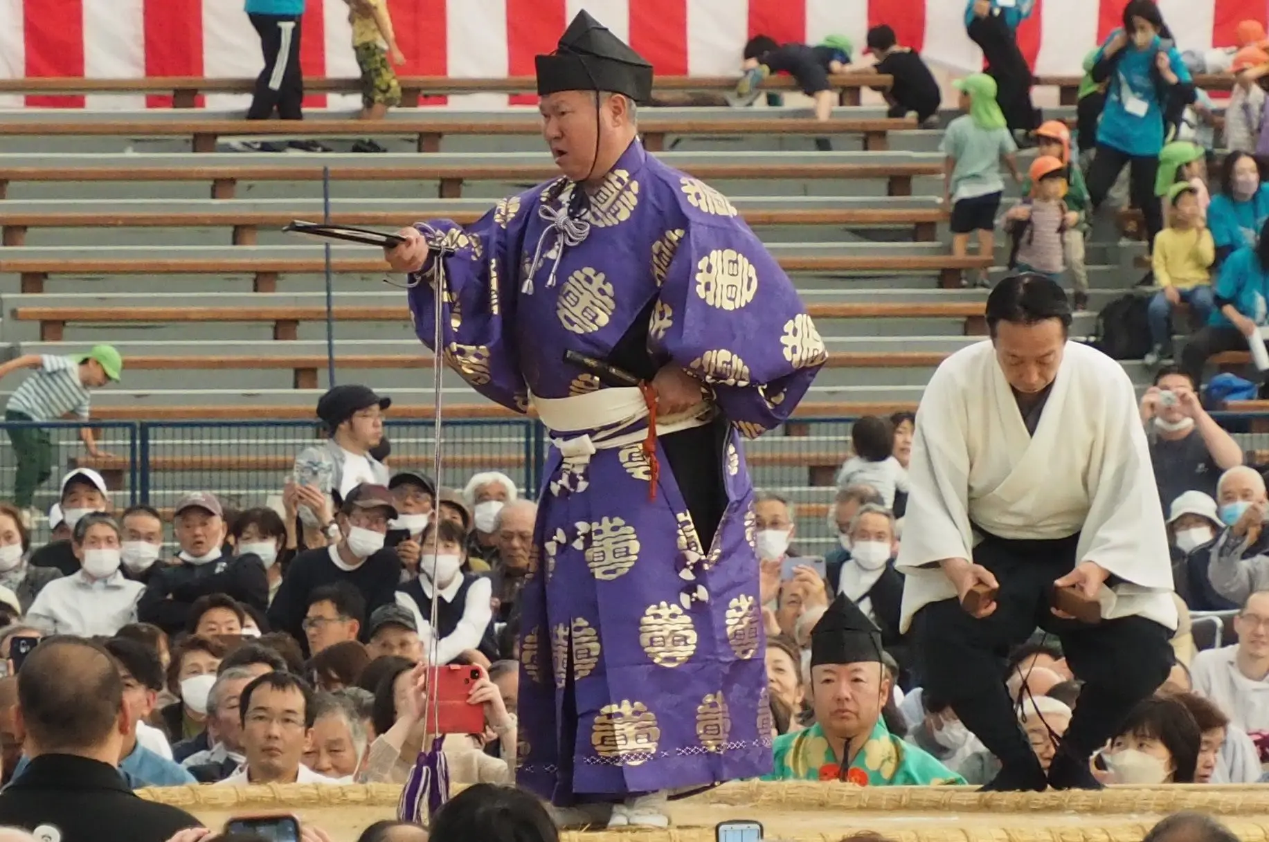 貴重 十九代 式守伊之助 掛軸 式守伊之助 掛軸 十九代 割り切っ 貴重